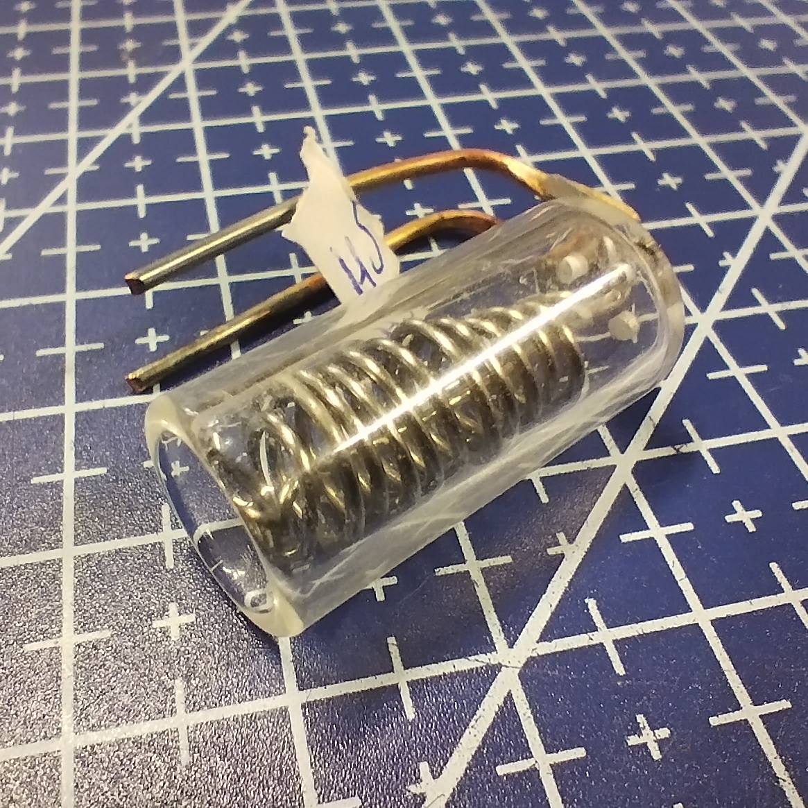 Heater module with bent legs